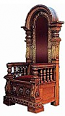 Church furniture: Bishop's throne - 8