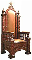 Church furniture: Bishop's throne - 10