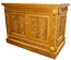 Church furniture: Exaltation altar carved table