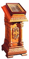 Church lecterns: Single carved lectern no.1