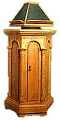 Church lecterns: Round kliros lectern