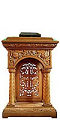 Church lecterns: Jerusalem carved lectern