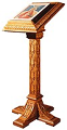Church lecterns: Cross-type carved lectern