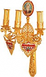 Paschal three-candle holder no.2 (enamel)