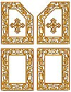 Embroidered mantle plates -2