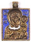Baptismal medallion: Theotokos