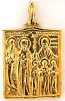 Baptismal medallion: Stt. Joachim, Anna, Vera, Nadejda, Lyubov and their mother Sophia