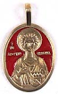 Baptismal medallion: Holy Great Martyr and Healer Panteleimon