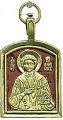 Baptismal medallion: Holy Great Martyr and Healer Panteleimon