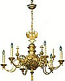 One-level church chandelier - 7 (6 lights)