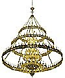 Three-level church chandelier (horos) - 2 (228 lights)