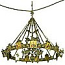 Two-level church chandelier (horos) - 1 (39 lights)