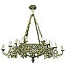 One-level church chandelier (horos) - 13 (24 lights)