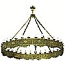 One-level church chandelier (horos) - 14 (32 lights)