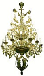 Three-level church chandelier - 9 (36 lights)