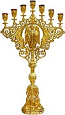 Seven-branch altar stand (candelabrum) no.9