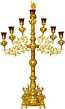 Seven-branch altar stand (candelabrum) no.3