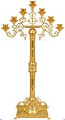 Seven-branch Altar stand - 12
