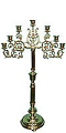 Floor seven-branch altar stand (candelabrum) - Large