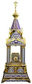 Orthodox  tabernacles: Tabernacle no.10a (enamel)