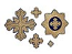 Festive cross vestment set