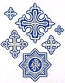 Gdov vestment crosses