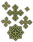 Rovno cross vestment set