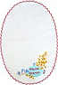 Embroidered Paschal napkin - 8177
