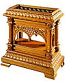 Church furniture: Carved reliquary table