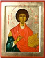 Byzantine icon: Holy Great Martyr and Healer Panteleimon