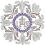 Vintage Ecclesiastical Design 741 embroidered applique