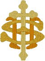 3 Color Intertwined IHS embroidered applique