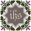 Christogram & Thistle Border embroidered applique