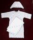 Sasha embroidered baptismal clothes for boys