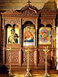 Church kiots: Triple carved icon case (kiot)