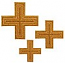 Hand-embroidered crosses - D110