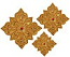 Hand-embroidered crosses - D137