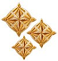 Hand-embroidered crosses - D186