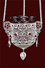 Vigil lamps: Filigree oil lamp no.17-18