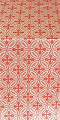 Polish Cross metallic brocade (white/gold/red)