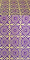 Zlatoust silk (rayon brocade) (violet/gold)