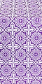 Zlatoust silk (rayon brocade) (violet/silver)