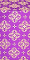 Kostroma silk (rayon brocade) (violet/gold)