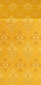 Vine metallic brocade (yellow/gold)