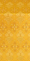 Vine silk (rayon brocade) (yellow/gold)