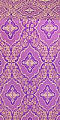 Don silk (rayon brocade) (violet/gold)