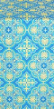 Pskov metallic brocade (blue/gold)
