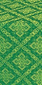 Simeonov silk (rayon brocade) (green/gold)