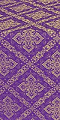 Simeonov silk (rayon brocade) (violet/gold)
