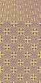 Stone Flower metallic brocade (violet/gold)